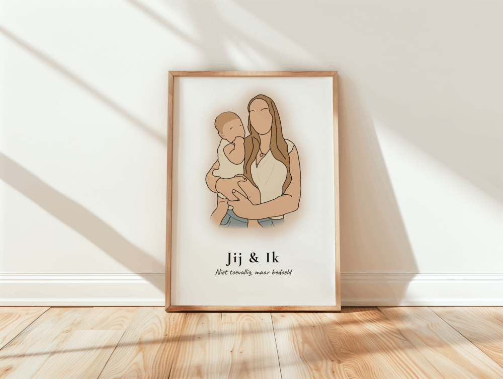persoonlijke-illustratie-baby-moeder